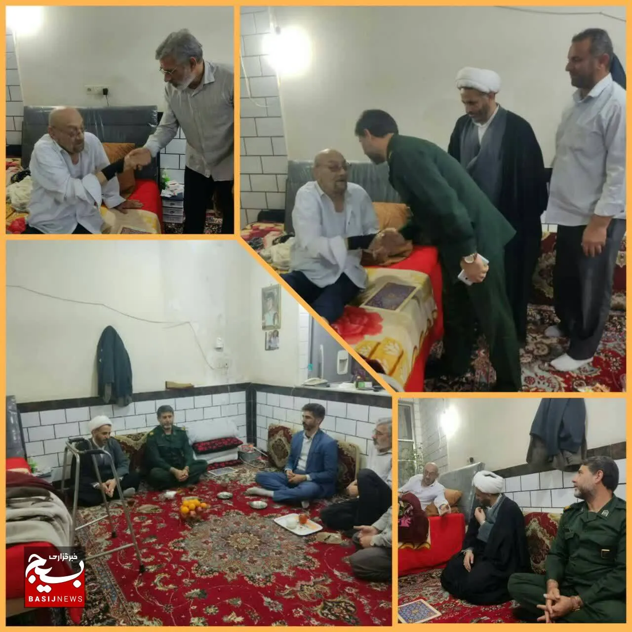 دیدار با خانواده شهید حمید پروانه در شوش