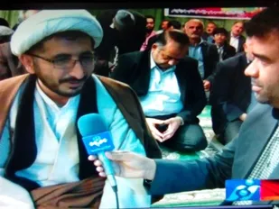 خبرنگاربسجي خبرگزاري صداوسيما موردتفقد رهبر معظم انقلاب قرارگرفت