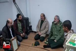 بازدید سردار دقیقی از پایگاه مقاومت امام حسین(ع) کوی زینبیه همدان