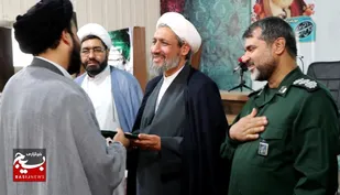 آیین تجلیل از مربیان عقیدتی سیاسی ناحیه سلمان مشهد + عکس