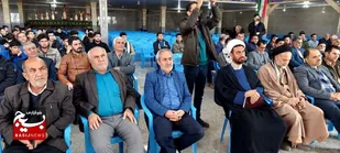 مراسم چهلمین روز شهید گمنام  در فلارد