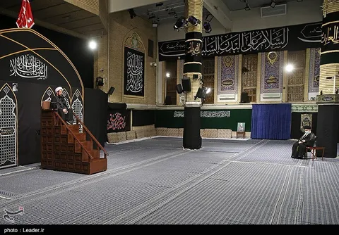 مراسم عزاداری شب شهادت حضرت امام سجاد (ع) در حسینیه امام خمینی(ره)