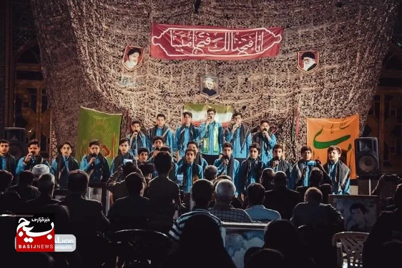 مراسم غبارروبی در گلزار شهدای حرم مطهر حضرت محمد هلال‌بن‌علی (علیه السلام)