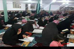 مراسم جزءخوانی قرآن کریم در شهر جورقان