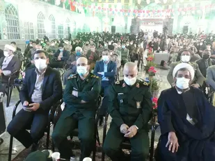 حضور رزمندگان گردان ۱۱۲ امام حسین علیه السلام شهرضا در مراسم سالگرد شهادت سردار سپاه اسلام حاج محمدابراهیم همت