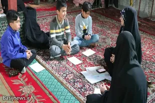 برگزاری اردوی یک روزه گروه جهادی زبرالحدید در روستای عین آباد کبودراهنگ
