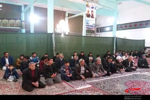مراسم گرامیداشت شهدا در پایگاه بسیج بیت&zwnj;المقدس توانه