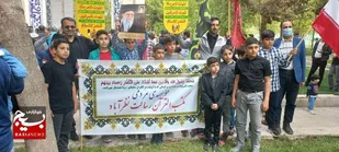 برگزاری راهپیمایی روز جهانی قدس در شهرستان نظرآباد