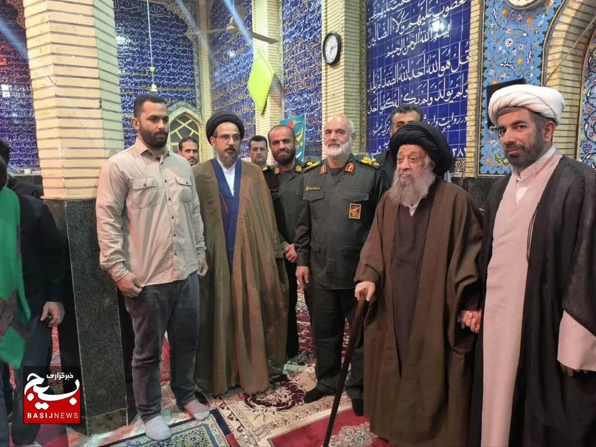 مراسم گرامیداشت عالم برجسته مرحوم آیت‌الله سید طیب موسوی در شرق اهواز