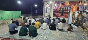 برگزاری مراسم دعای پرفیض کمیل در امامزاده عباس (ع)