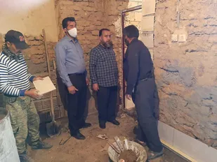بازدید معاون هماهنگ کننده سپاه استان سمنان از فعالیت های جهادی منطقه کلاته خیج+ تصاویر