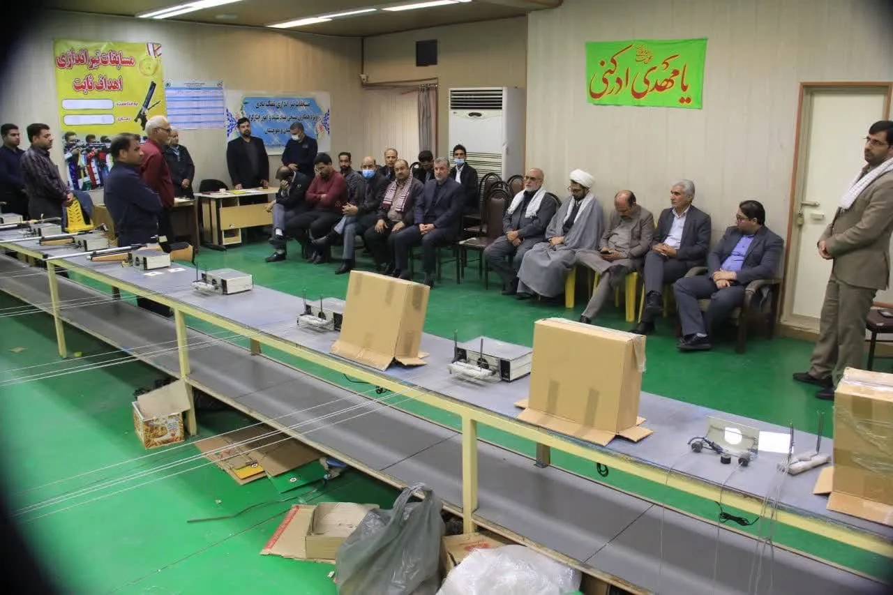 مسابقات تیر اندازی با تفنگ بادی در زاهدان برگزار شد