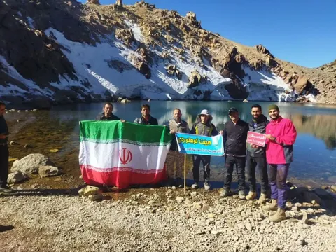 صعود تیم کوهنوردی بسیج سپاه حضرت محمد رسول الله (ص) تهران بزرگ به قله سبلان