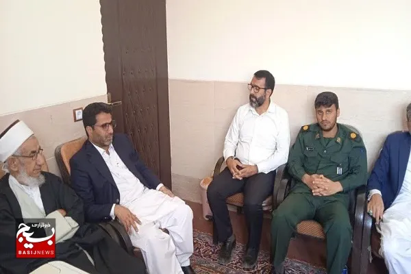 دیدار با امام جمعه بخش کتیج شهرستان فنوج به مناسبت بزرگداشت دهه مبارک فجر