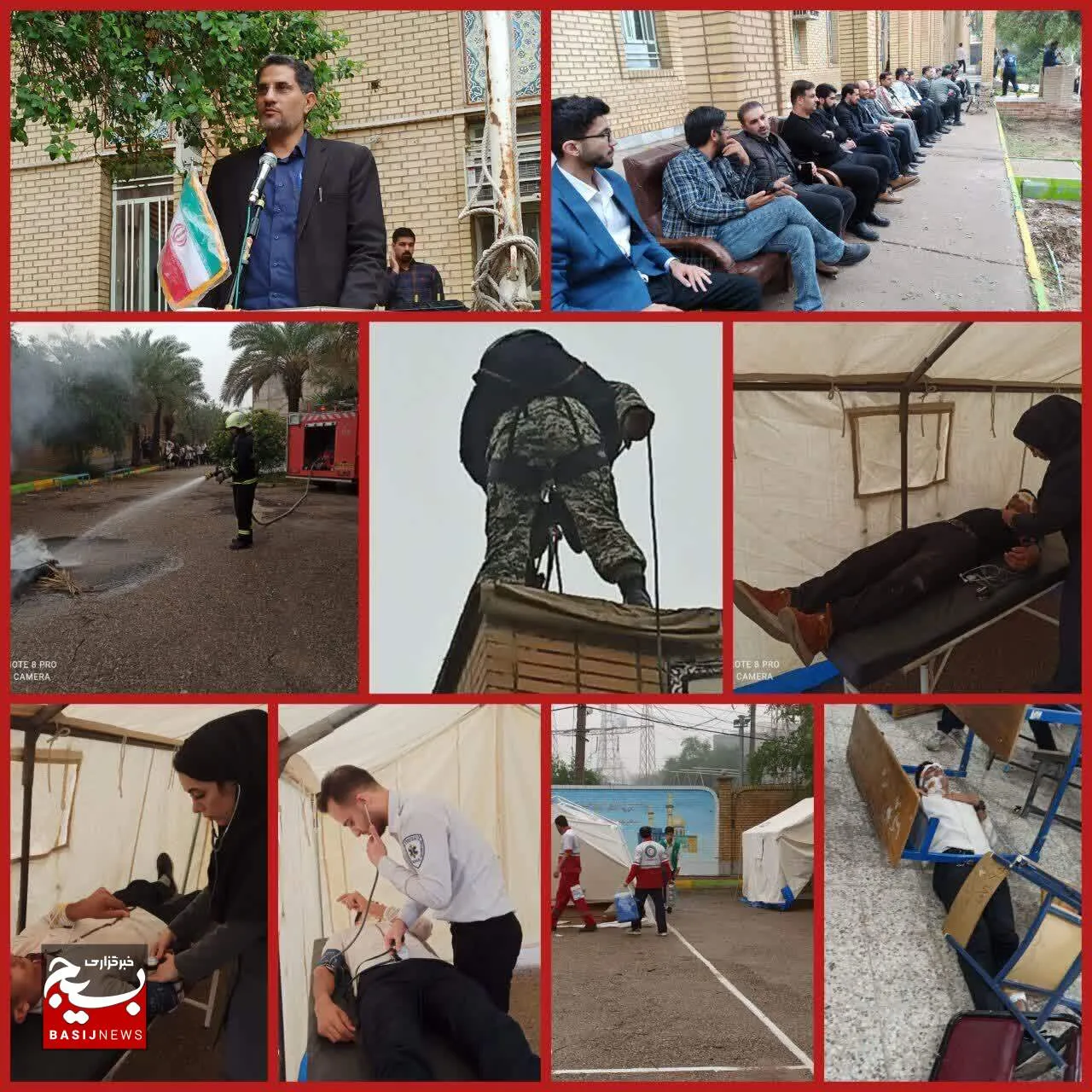 برگزاری مانورمقابله بازلزله درشوشتر