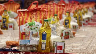 توزیع 500بسته معیشتی ولوازم التحریر در بین نیازمندان شهرستان ابهر
