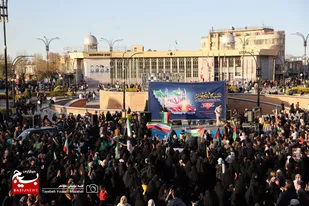 اجتماع بزرگ مردم ولایی همدان در حمایت از تنبیه رژیم متجاوز
