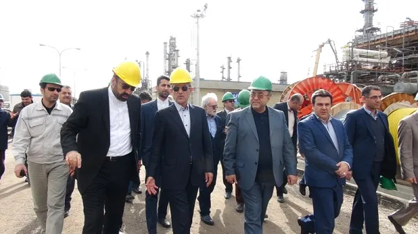 بازدید استاندار آذربایجان شرقی از پالایشگاه تبریز