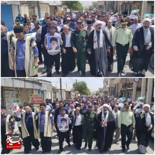 راهپیمایی پرشور مردم لالی در محکومیت رژیم صهیونیستی