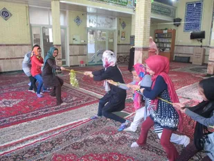 برگزاری مسابقات ورزشي آمادگی جسمانی در پايگاه مطهره همدان