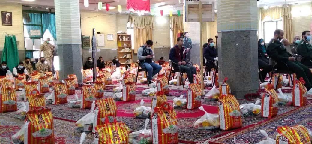 ۱۲۰۰بسته معیشتی کمک های مومنانه ویژه اعیاد شعبانیه در ساوه توزیع می شود