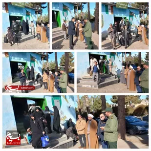 بدرقه کاروان راهیان نور شهرستان جغتای