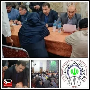 برپایی میز خدمت بررسی مسائل قضایی ایثارگران در مسجد مرتضی علی(ع) شهرری