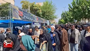 برگزاری مراسم جاماندگان اربعین حسینی در شهرستان فردیس/ پذیرایی۲۵ موکب جهادی از جاماندگان اربعین حسینی در شهرستان فردیس