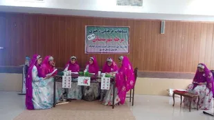 رقابت دانش آموزان کوهرنگی در مسابقات فرهنگی هنری