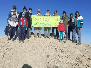 همایش کوهنوردی بسیجیان روستای ترکان و هرابرجان