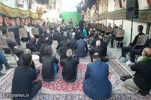 برگزاری مراسم سوگواری ایام محرم در بازار زرگران همدان