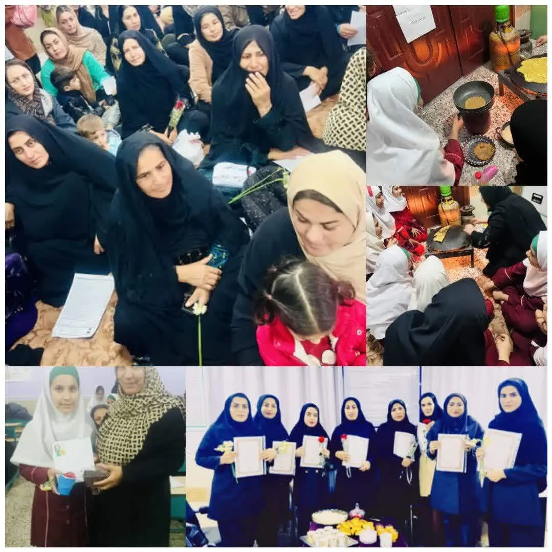 برگزاری کارگاه مهارت (مادر، دختری) درمدارس آغاجاری