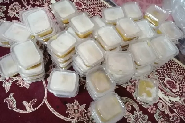پخش حلوا به مناسبت عید غدیر در بندریگ