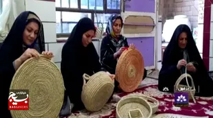 بانوی هنرمند صنایع دستی و کار آفرین دزفول +فیلم