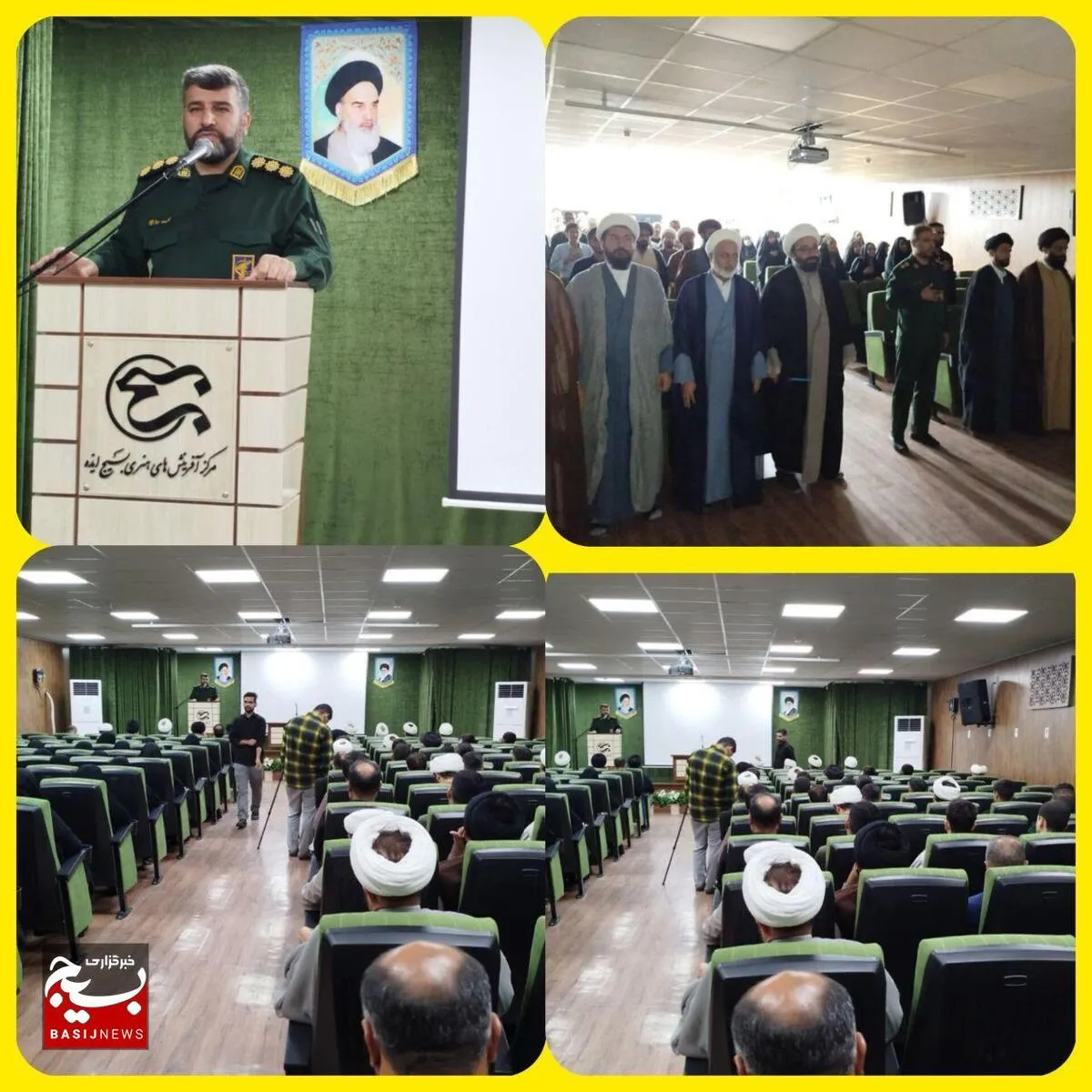 فرمانده ناحیه مقاومت بسیج شهرستان ایذه در جمع فعالان مساجد شهرستان