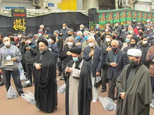 مراسم سوگواری حضرت فاطمه زهرا (س) با حضور پرشور مردمی