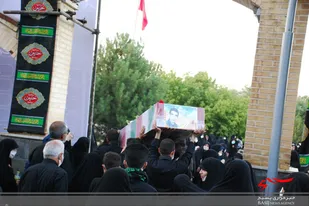وداع مردم شهیدپرور همدان با پیکر مطهر شهید &laquo;قنبری&raquo;