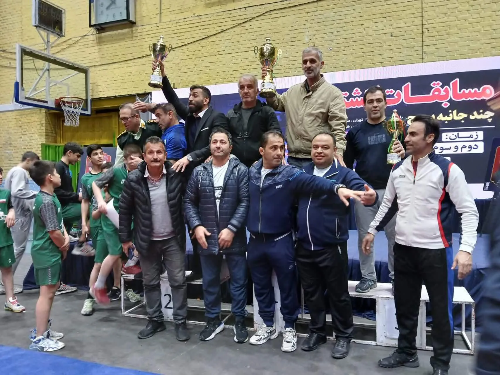 کسب عنوان سوم تیمی کشتی منتخب بسیج استان همدان