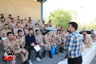 آمادگی سربازان برای شروع مسابقات مهارت&zwnj;آموزی کارکنان وظیفه سپاه در شرق تهران