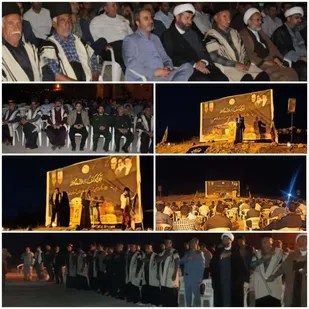 نخستین یادواره شهدای گمنام شهرستان لالی با حضور رئیس سازمان بسیج هنرمندان استان خوزستان