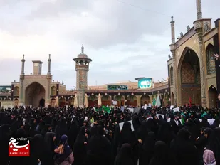 راهپیمایی &laquo;دختران زینبی بانوان حسینی&raquo; در قم برگزار شد