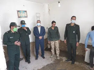 بازدید جانشین ناحیه مقاومت بسیج سپاه سرایان از گروه جهادی شهید نوری آیسک