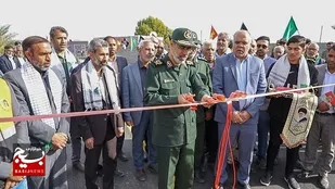 بهره برداری از راه روستایی لیمویی شهرستان رودان به همت میز خدمت بسیج به روایت تصویر
