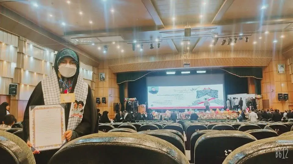 دانش آموز بسیجی «عالیه رئیسی» در جمع منتخبین کشوری رویدادهای بسیج
