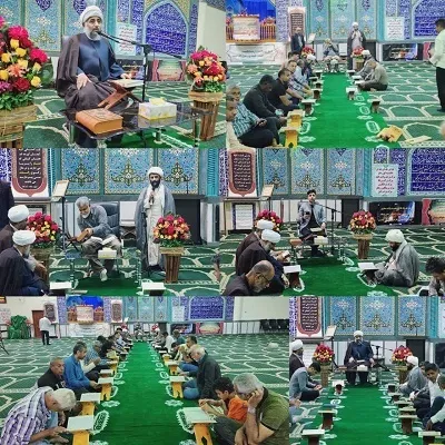 چهارمین سالگرد شهادت سردار دل‌ها حاج قاسم سلیمانی در مسجد جامع شهرستان بندرلنگه برگزارشد