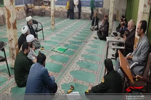 جلسه قرارگاه پیامبر اعظم (ص) در روستا مومن آباد در سرخه برگزار شد