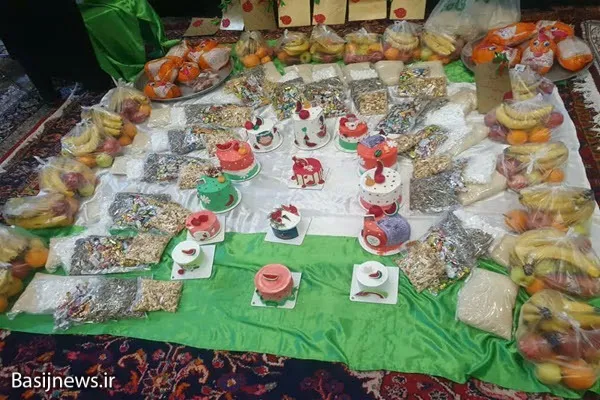 توزیع ۱۶۶ بسته حمایتی و سبد میوه به خانواده‌ها و نوعروسان نیازمند