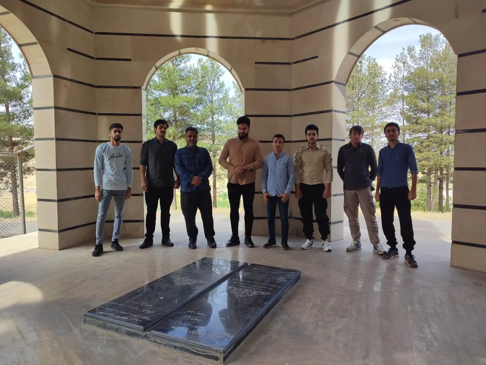 برگزار ی یادواره‌ی شهدای بمباران هوایی ارکواز ودلگشا