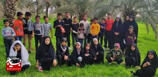 اردوی تفریحی و تربیتی جوانه&zwnj;های صالحین پایگاه مقاومت بسیج اسماء شهرستان گناوه