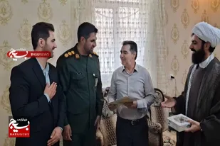 دیدار جمعی از پاسداران سپاه ناحیه رزن با آزادگان شهرستان&zwnj;های رزن و درگزین